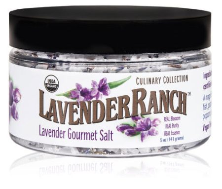 Certified Organic Lavender Gourmet Salt - 5 oz.